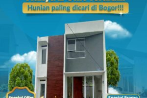RUMAH 2 LANTAI DESAIN MODERN MINIMALIS DI VEEDA SMART DRAMAGA